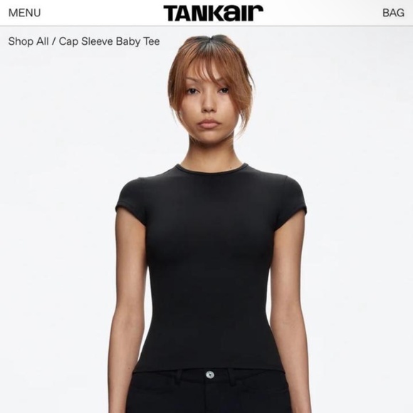 Tankair Cap Sleeve Baby Tee - Picture 1 of 5